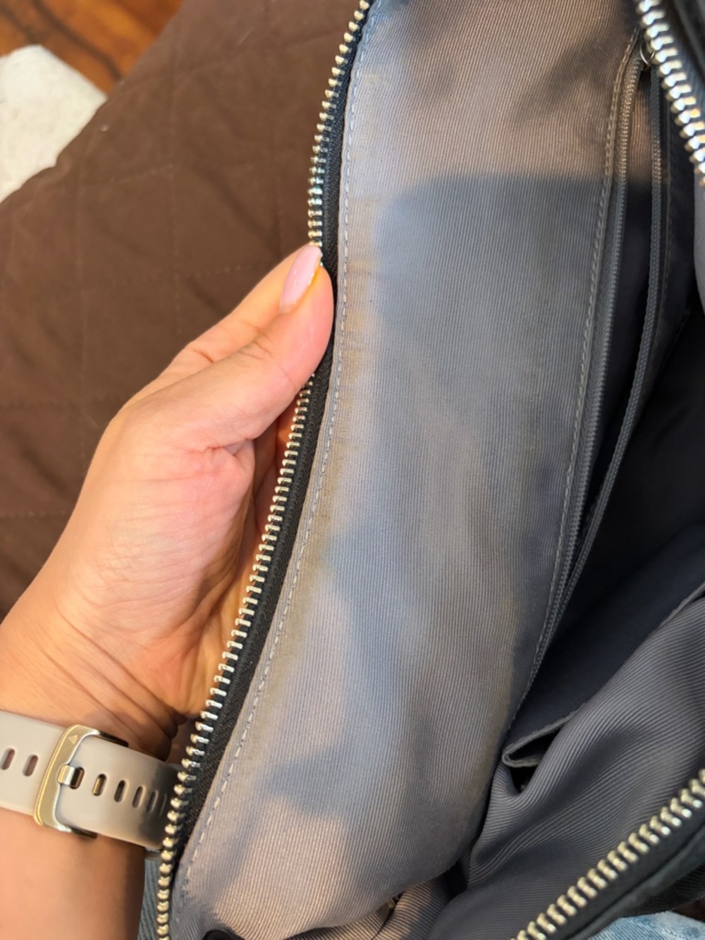 Coach Black Signature Crescent Hobo Bag - Picture 4 of 10